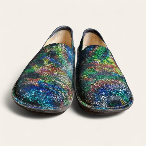 Alegria Debra Primary Impression Leather Slip On Shoes Womens 8.5 EU 39 Black - Picture 3 of 8